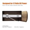 Facon Aplique de pared LED de 12 V con forma de tela_4