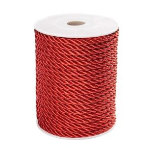 PH PandaHall Cuerda de seda roja de 20 yardas 3 capas