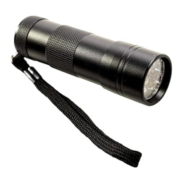 HQRP 12 LED 365 nm linterna Blacklight para la_2