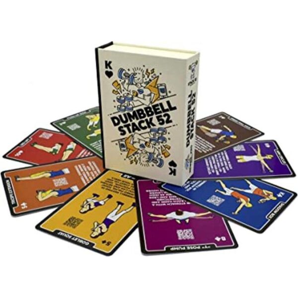 Stack 52 Cartas de ejercicio con mancuernas juego de_1