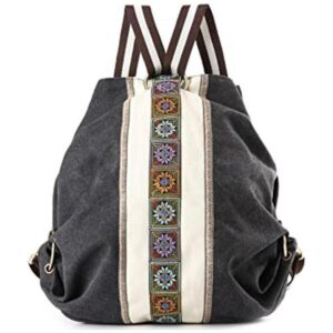 Mochila de lona para mujer estilo informalbolsa al_1