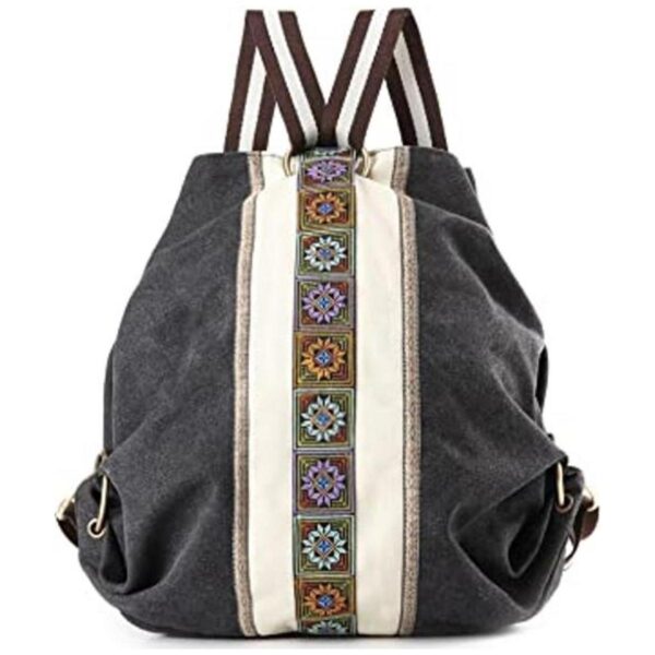 Mochila de lona para mujer estilo informalbolsa al_1