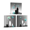 Nachic Wall Arte moderno de pared de orquídea verde_1