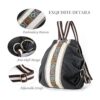 Mochila de lona para mujer estilo informalbolsa al_6