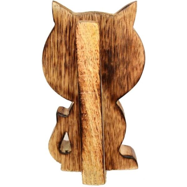 ETROVES Soporte de madera para gafas de gato hecho a mano_4