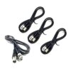 BeElion Paquete de 4 cables de línea coaxial BNC macho a_1