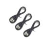 BeElion Paquete de 4 cables de línea coaxial BNC macho a_2