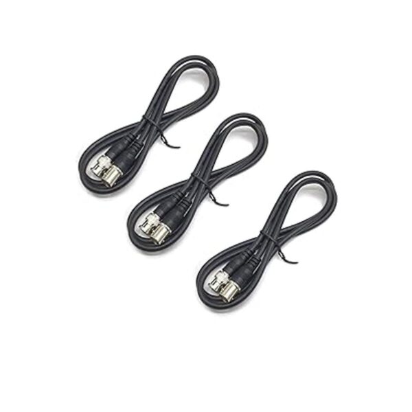BeElion Paquete de 4 cables de línea coaxial BNC macho a_2