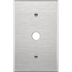 ENERLITES Placa de pared de metal con agujero de 0.625