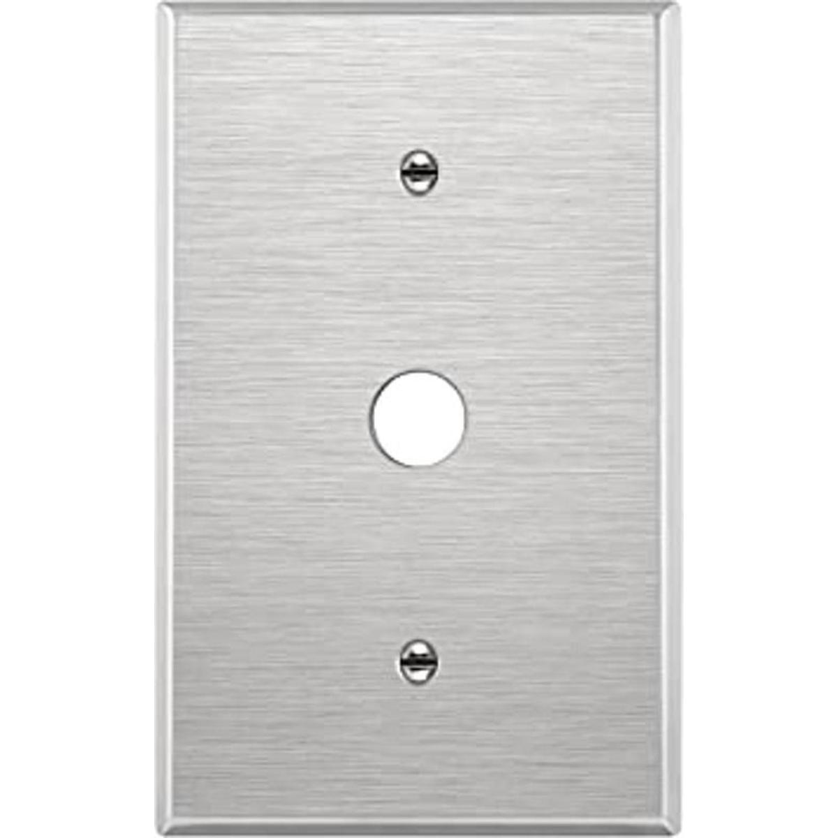 ENERLITES Placa de pared de metal con agujero de 0.625