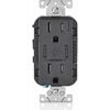 Tomacorriente doble Leviton T5635E para pared con cargador_1