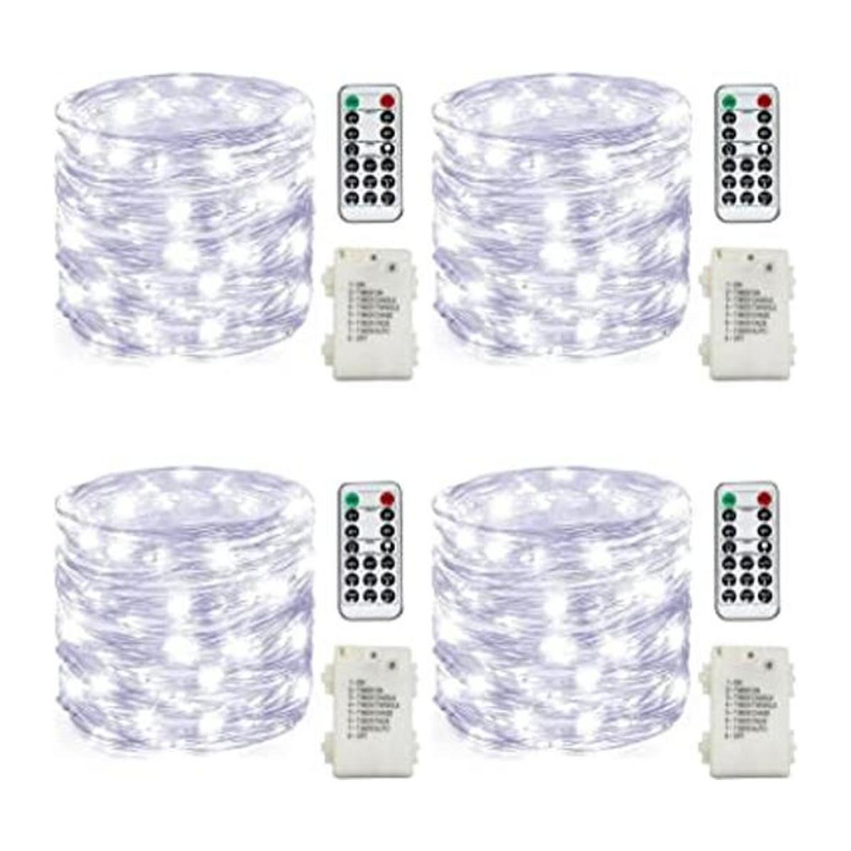 Guirnalda de luces LED funciona con pilas con temporizador