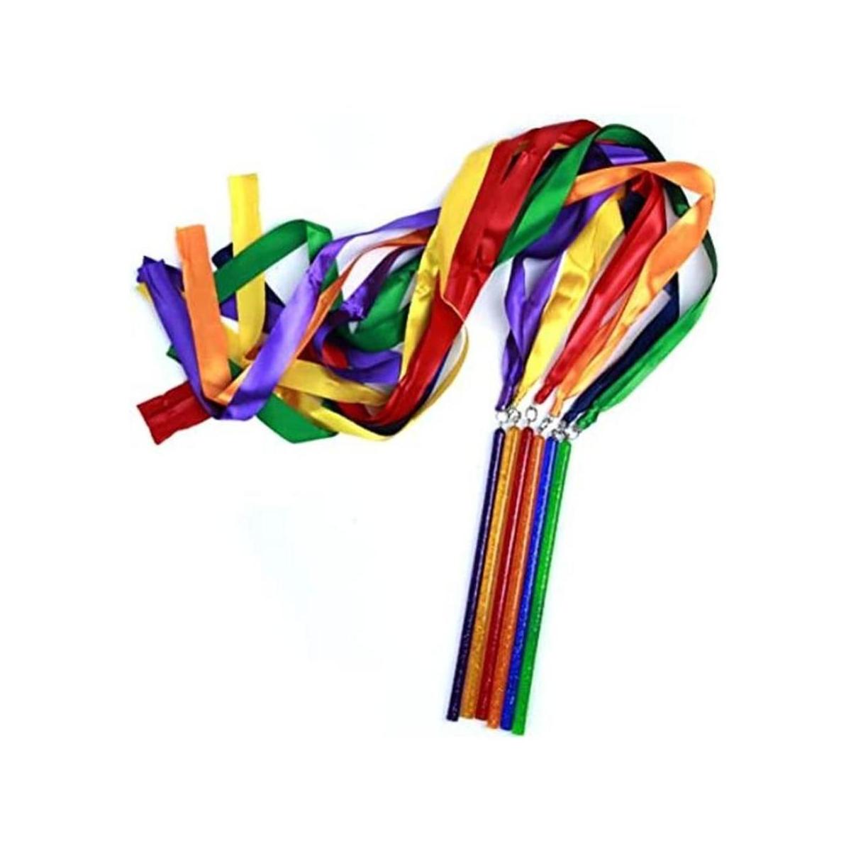 GSI Varitas de cinta de gimnasia multicolor 6 unidades