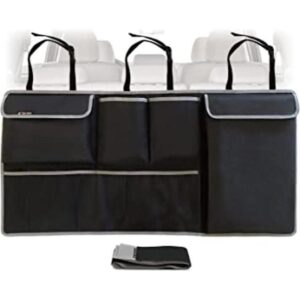 Organizador de maletero para asiento trasero de coche
