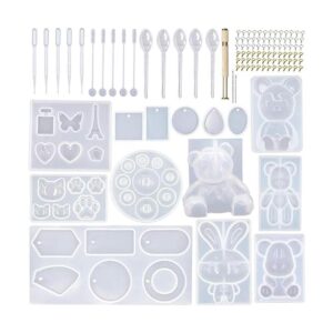 EuTengHao 132 moldes de silicona de animales kit de