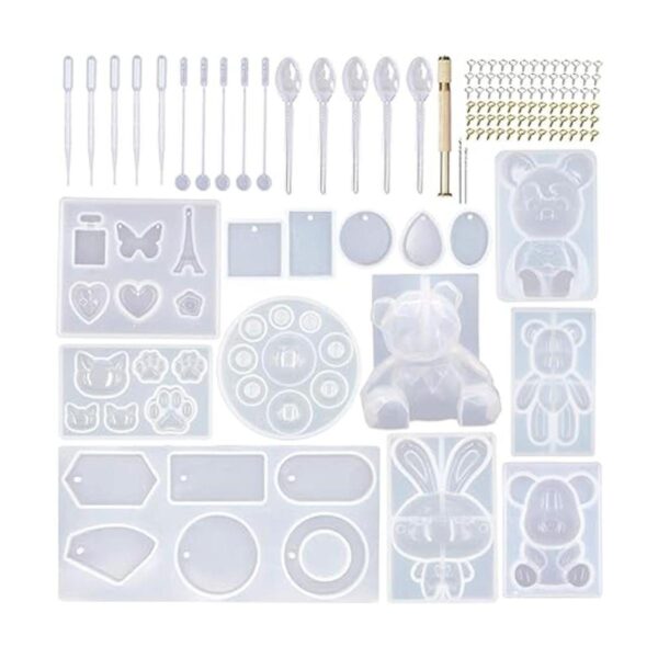 EuTengHao 132 moldes de silicona de animales kit de