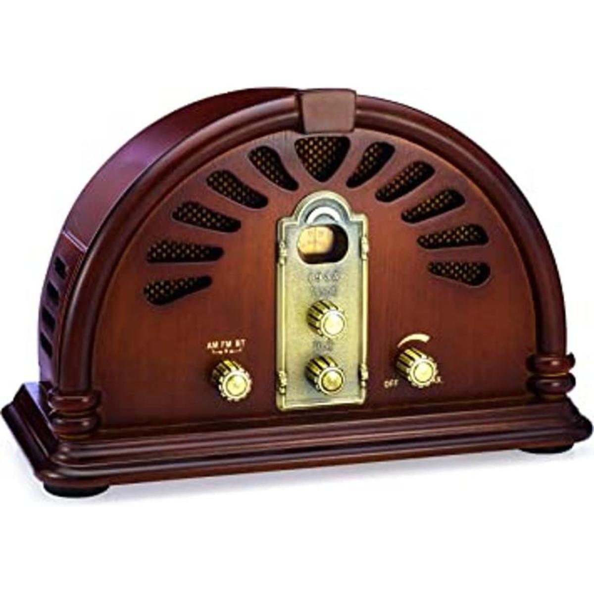 ClearClick Radio AMFM clásica estilo retro vintage con