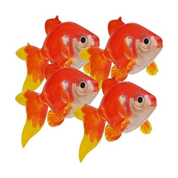 Jet Creations Paquete de 4 peces dorados inflables de 51