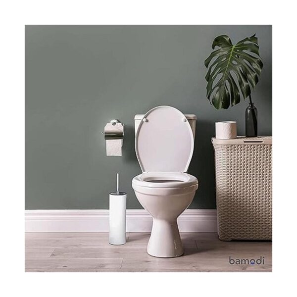 Bamodi Cepillo de inodoro con soporte cepillos de inodoro_6