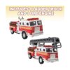 ArtCreativity Camiones de bomberos de 5.5 pulgadas Juego