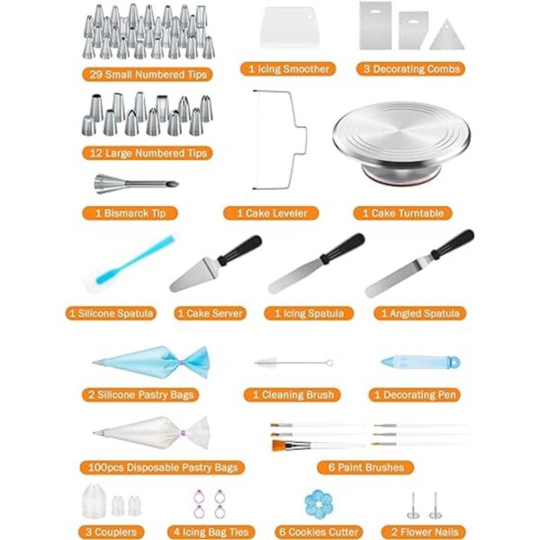 Kootek 177 piezas de kits de decoración de pasteles