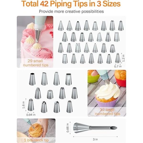 Kootek 177 piezas de kits de decoración de pasteles