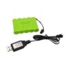 Blomiky Paquete de batería recargable NiMH 5 AA de 6 V_5
