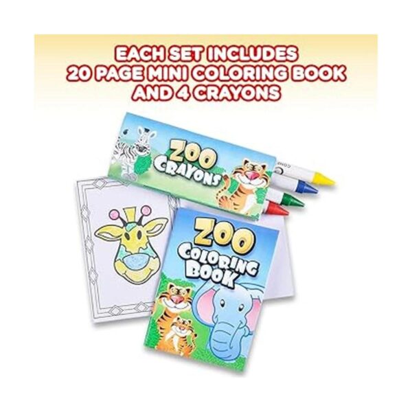 ArtCreativity Mini kit de libros para colorear de animales_2