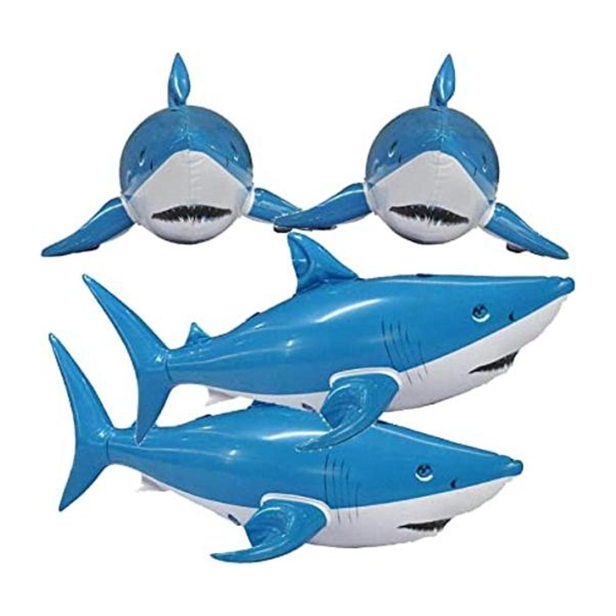 Jet Creations Animales inflables tiburón de 61 cm de