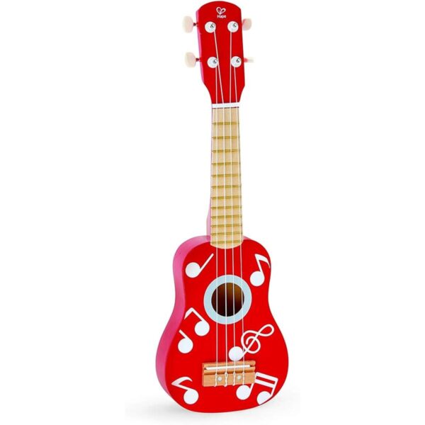 Hape Ukelele de juguete de madera para niños multicolor_1