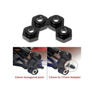 ShareGoo Juego de 4 adaptadores hexagonales para ruedas_5