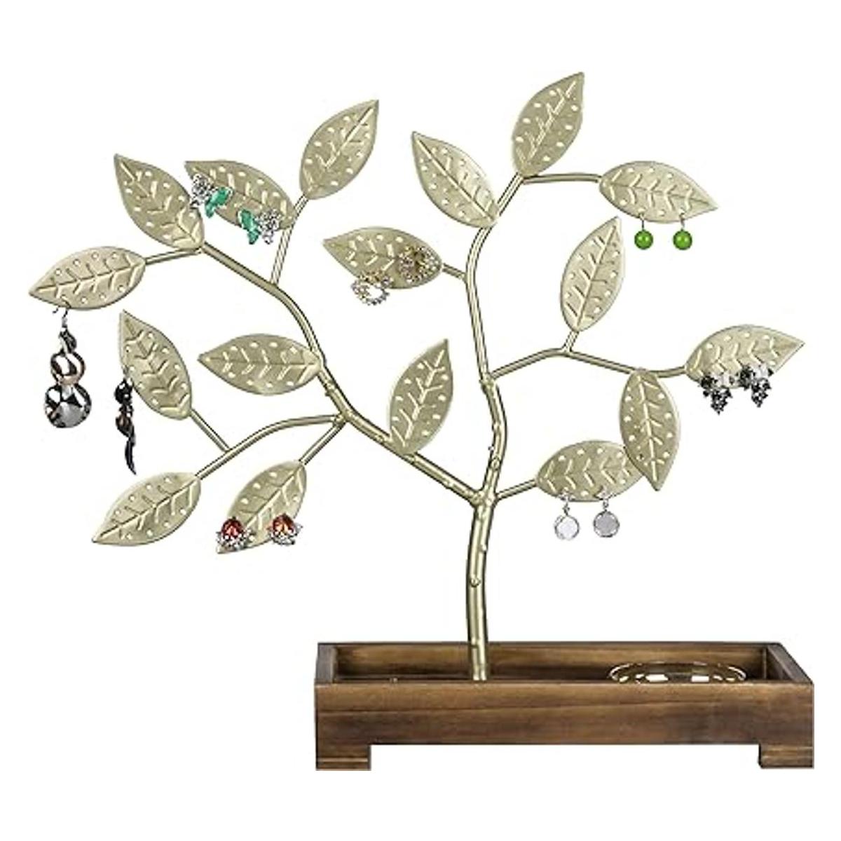 MyGift Organizador de estante de almacenamiento de aretes