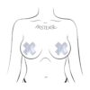 Pastease Pezple Cover Pasties Plus X Cruz holográfica_4