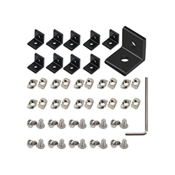 KOOTANS Juego de 10 piezas 2020Series 2 agujeros 90 grados