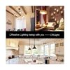CRLight Candelabra Bombilla LED tipo globo equivalente a_3