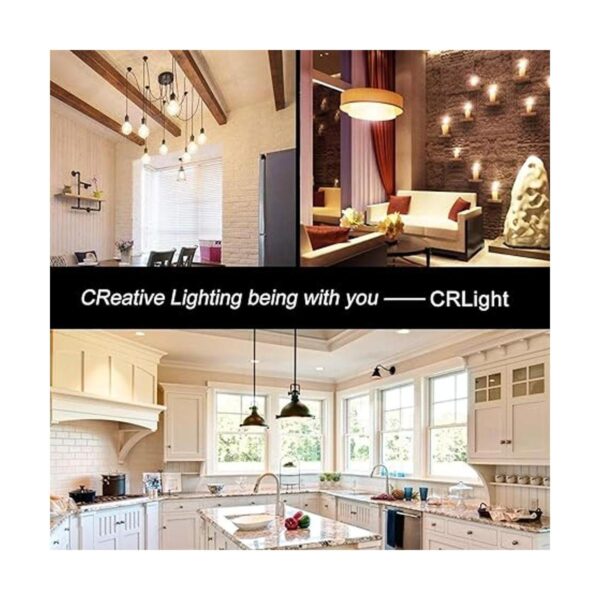 CRLight Candelabra Bombilla LED tipo globo equivalente a_3
