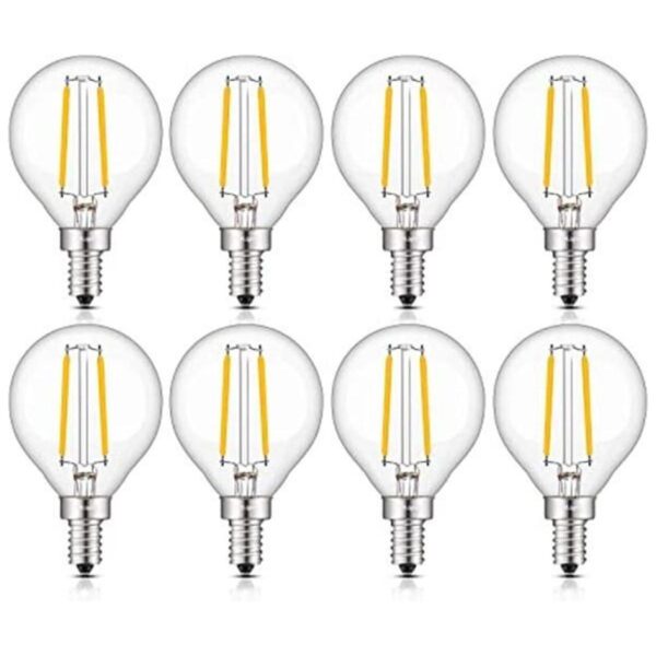 CRLight Candelabra Bombilla LED tipo globo equivalente a_1