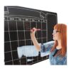 Calendario de pared de pizarra grande laminado negro de_2