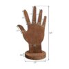 MOOCA Juego de 6 piezas de madera con forma de mano para_2
