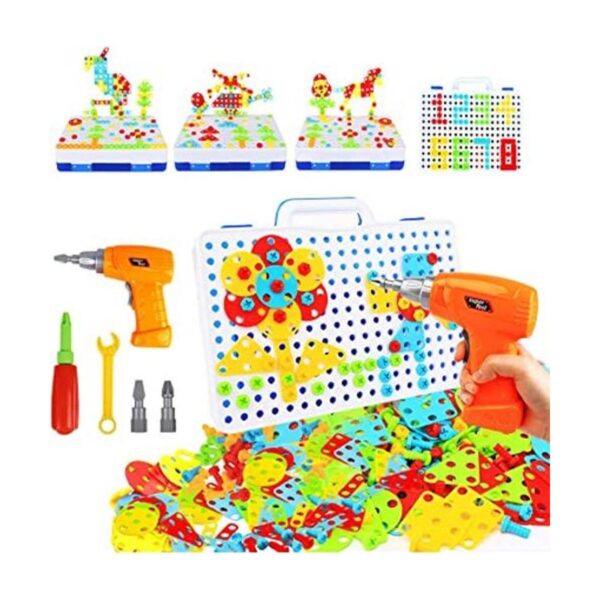 HAPTIME Juguetes de aprendizaje STEM juegos de bloques de_1