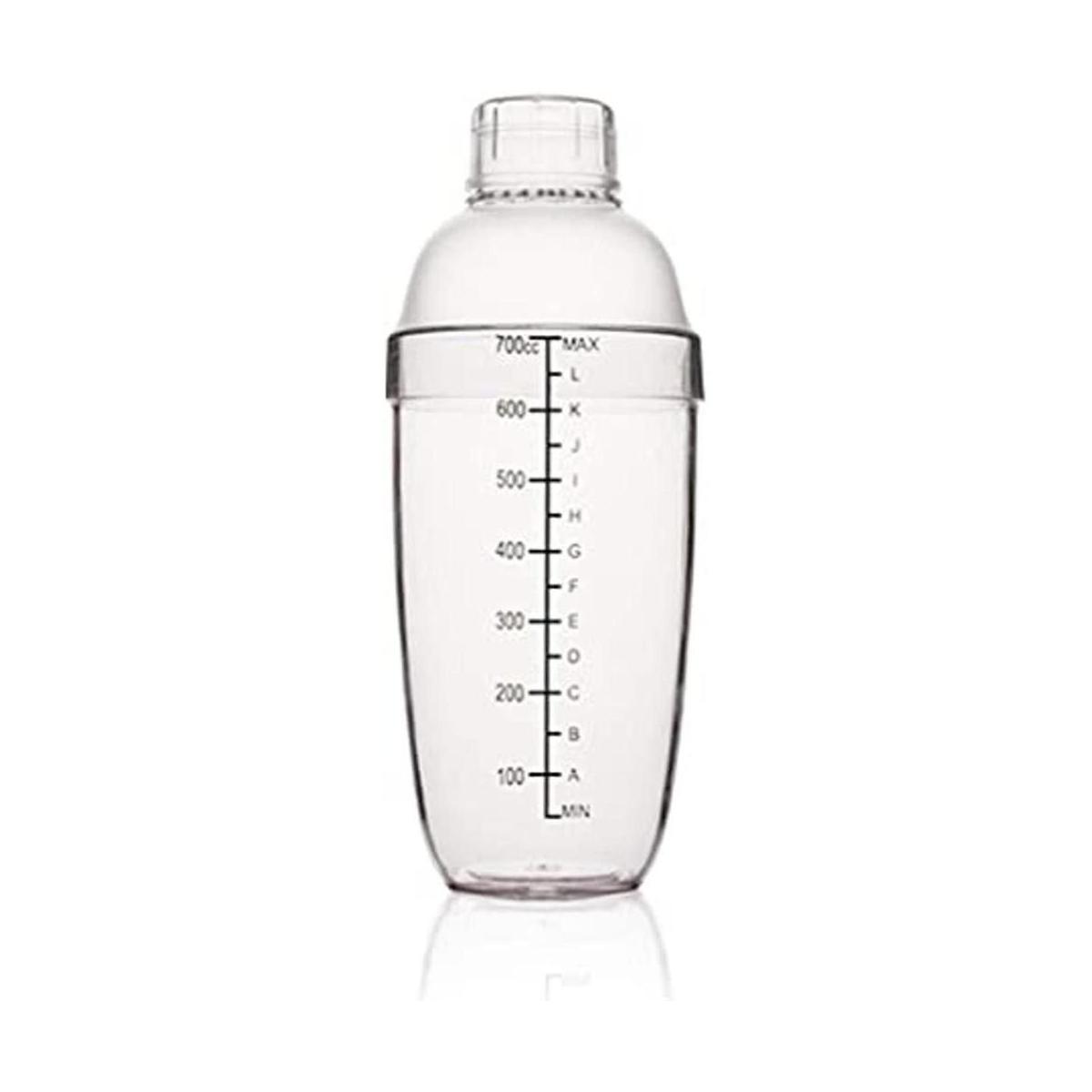 FEOOWV Coctelera de plástico mezcladora de bebidas a