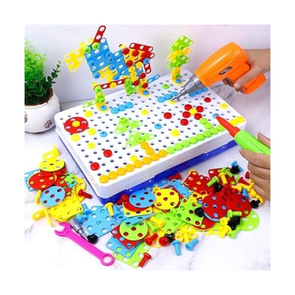 HAPTIME Juguetes de aprendizaje STEM juegos de bloques de_3