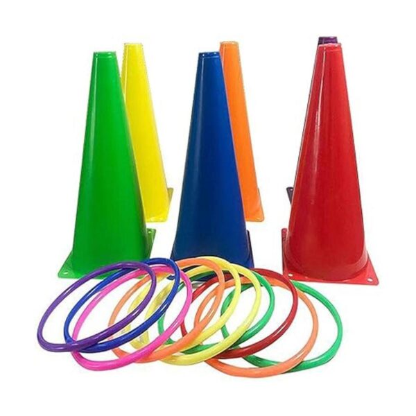 OBTANIM Juego de 12 anillos de plástico para niños y al_4