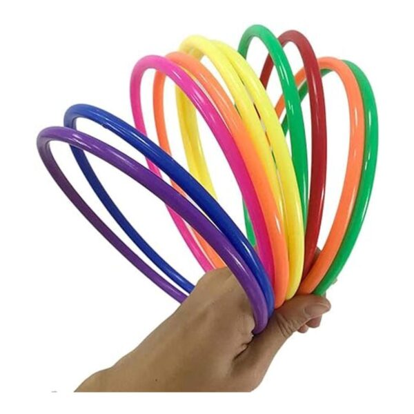 OBTANIM Juego de 12 anillos de plástico para niños y al_6