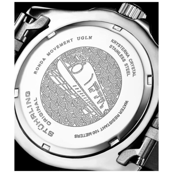 Stuhrling Original Pulsera Jubilee de acero inoxidable_5