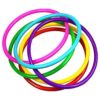 OBTANIM Juego de 12 anillos de plástico para niños y al_1