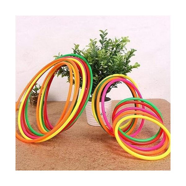 OBTANIM Juego de 12 anillos de plástico para niños y al_5