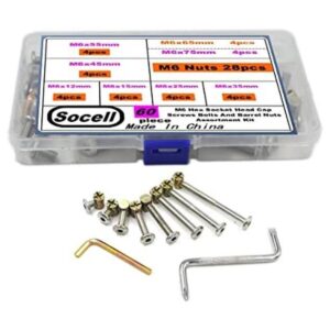 Socell Juego de 62 piezas de repuesto para muebles de_1