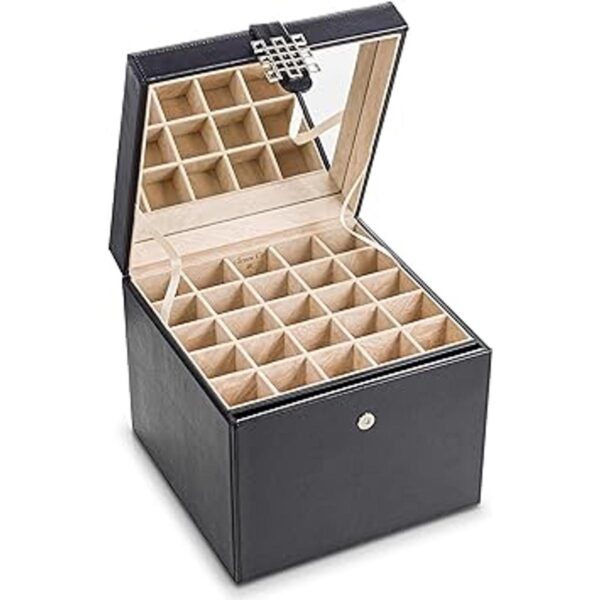 Glenor Co Soporte organizador de aretes 75 ranuras_2