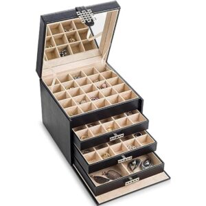Glenor Co Soporte organizador de aretes 75 ranuras_1